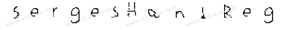 SergesHand Regular字体转换